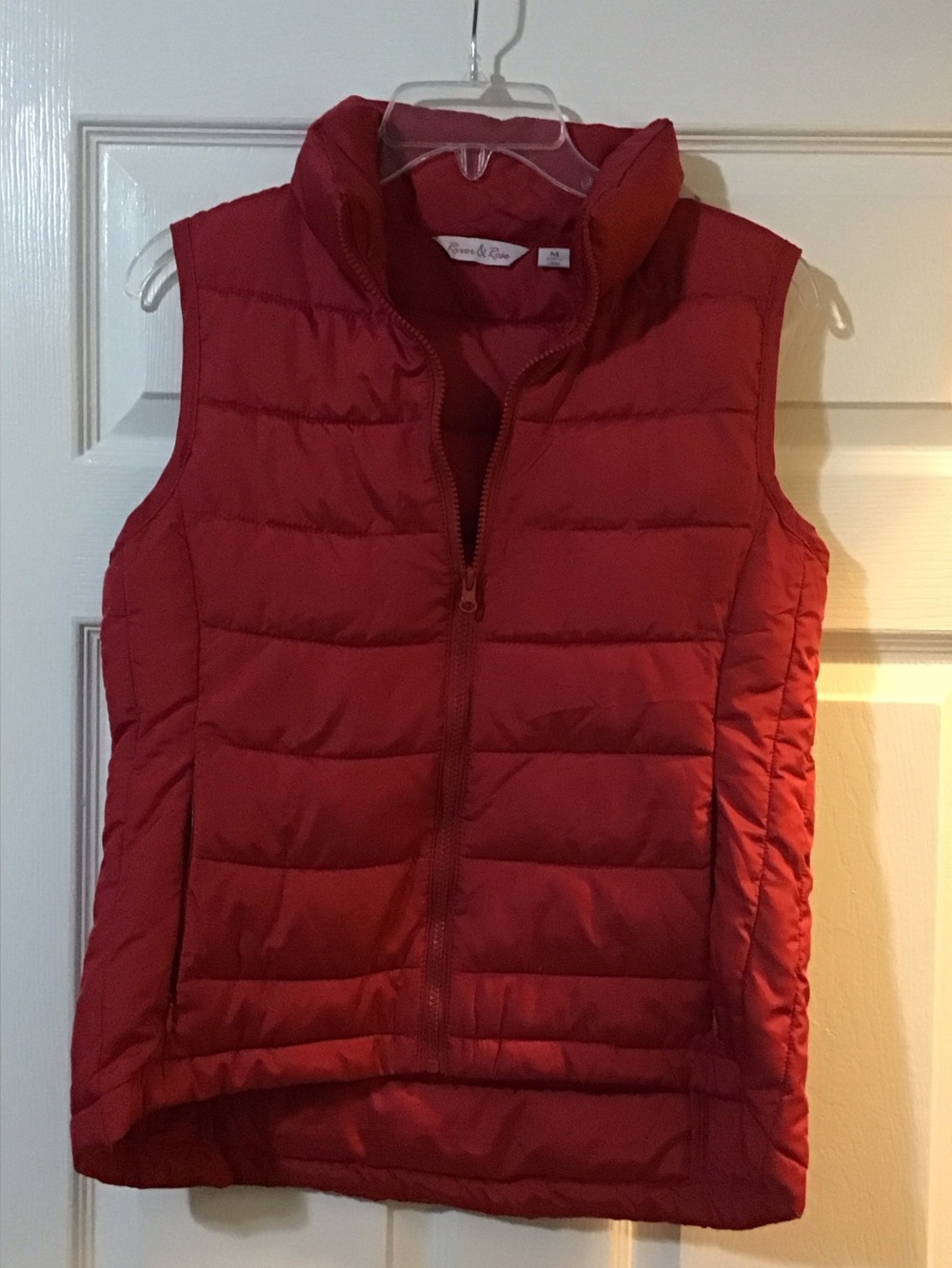 Women's Lightweight Quilted Vest - Red